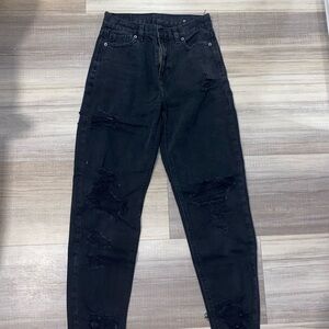 American eagle black denim jeans